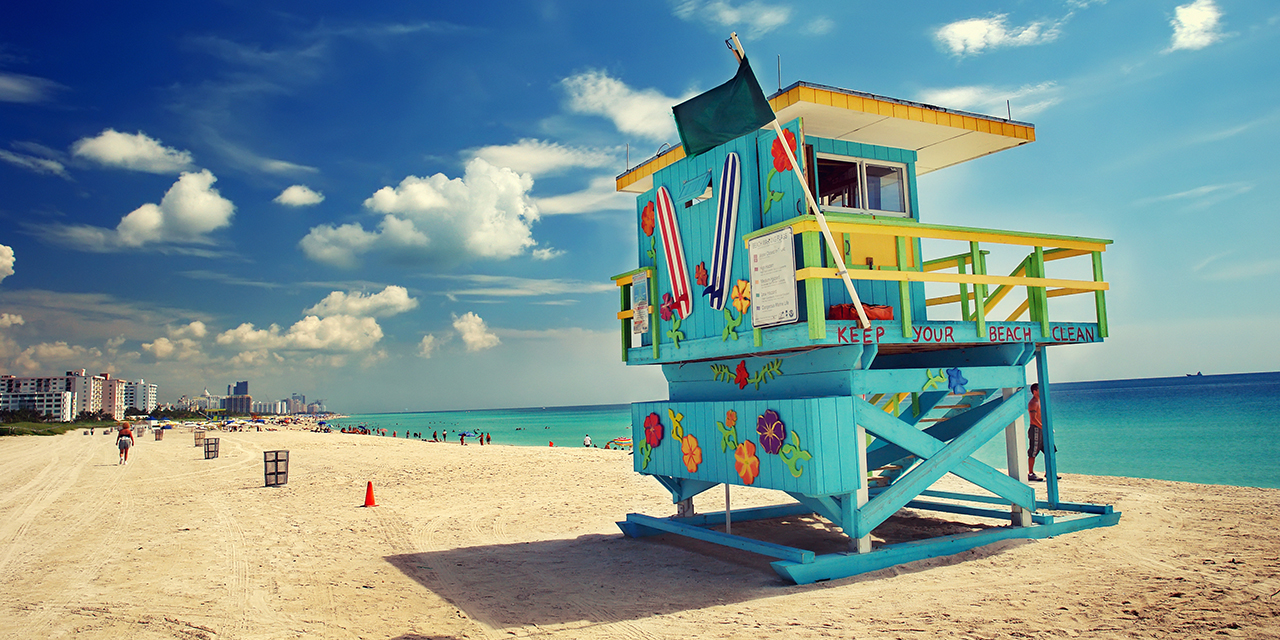 South Beach in Miami, FL